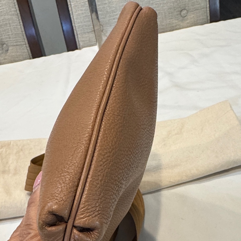 Authentic Salvatore Ferragamo Brown Leather Crossbody Bag - Picture 7 of 16